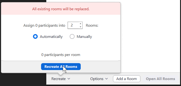 Change Breakout Room Timer In Zoom - TIMERWQ